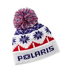 Fair Isle Pom Womens Beanies